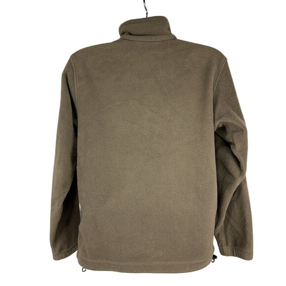 Columbia Mens Small Full Zip Fleece Jacket Brown Lightweight Soft Outdoorwear - Picture 3 of 6